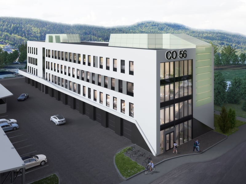 Nybygg kontor ferdigstilles Q4 - 2026 rett ved E18/E134
