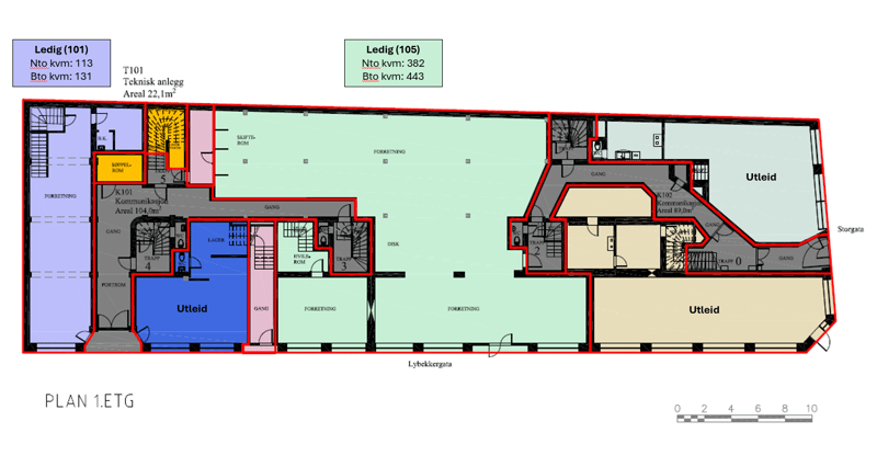 Storgata 28 - Plan 1
