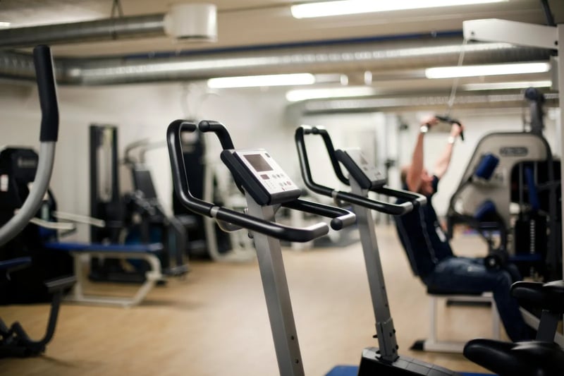 Trimrom og garderobe med dusj til fri benyttelse for alle ansatte